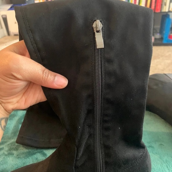 Catherine Malandrino OTK boots black - Picture 3 of 6